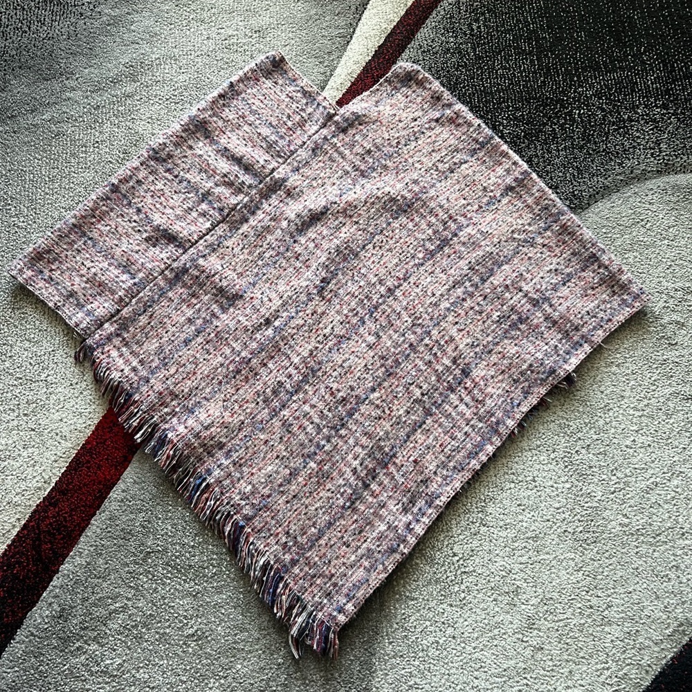 Northern Angel Fringed Multi Color Fuzzy Boho Poncho